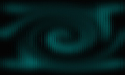 Abstract background with a spiral pattern in shades of teal and black color