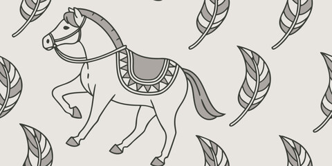 Miscellaneous seamless pattern for kids and adult