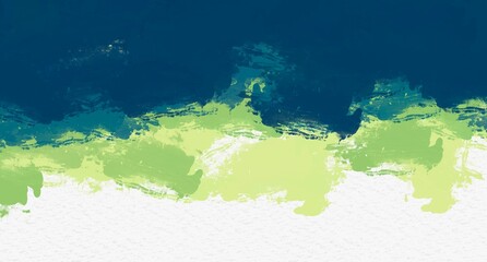 Green watercolor ink splash paint white background abstract texture artistic brush grunge colorful for business flyer template © GradiENT Noise