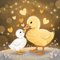 duck and ducklings