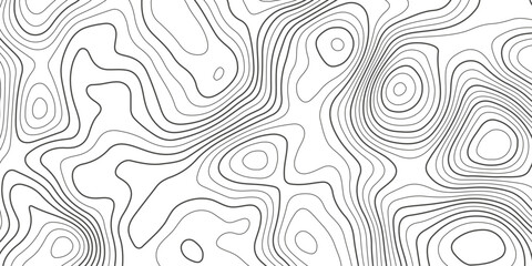 Topographic map background with geographic grid for hiking and mountain sport. luxury topographic wavy pattern and geographic grid map design. paper texture Imitation of a geographical map shade.