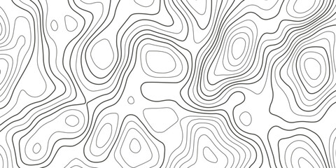 Topographic map background with geographic grid for hiking and mountain sport. luxury topographic wavy pattern and geographic grid map design. paper texture Imitation of a geographical map shade.