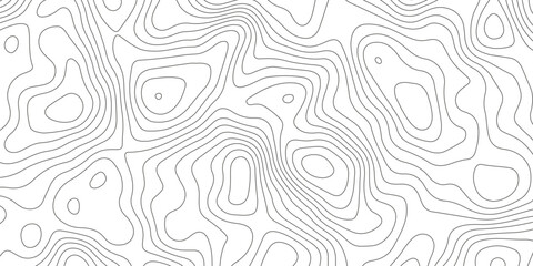 Topographic map background with geographic grid for hiking and mountain sport. luxury topographic wavy pattern and geographic grid map design. paper texture Imitation of a geographical map shade.