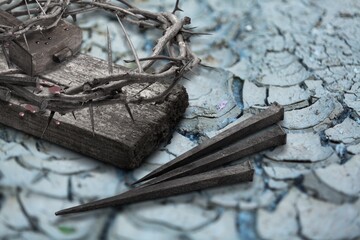 Crown of thorns. Christian Easter holiday.