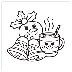 Christmas Bells Coloring Pages