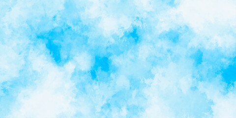 Abstract grunge sky blue soft painted watercolor paint splash. inspiring views of fluffy clouds blue sky background. cloudy blue sky various natural clouds and smoke. morning cloud in the sky.