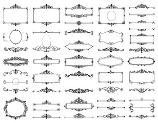 Collection of decorative frames and borders (3)