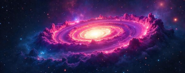 A swirling nebula in deep space, vibrant colors hinting at unseen celestial wonders and cosmic mysteries  Vast, unexplored, and full of enigmatic beauty , deep, energy, infinity