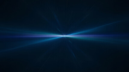 Abstract blue light streak effect on dark background creates a sense of speed and technology concept