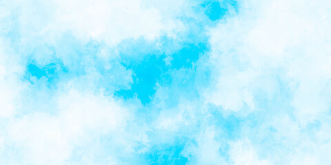 Abstract grunge sky blue soft painted watercolor paint splash. inspiring views of fluffy clouds blue sky background. cloudy blue sky various natural clouds and smoke. morning cloud in the sky.