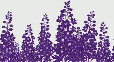 Naklejka premium Purple blossoms