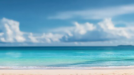 Fototapeta premium Calm Tropical Beach Scene