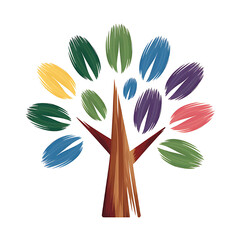 vector illustration of a tree