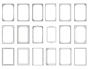 Collection of decorative picture frames (4)