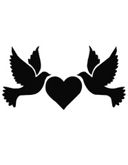 heart with wings vector