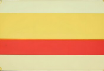 Luminous color field study with vibrant yellow and red horizontal lines creating a serene and modern artistic background