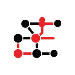 Network Icon Abstract Data Connectivity System