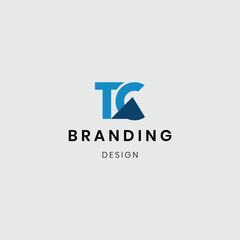 Modern abstract “TC” logo with clean geometric shapes.
