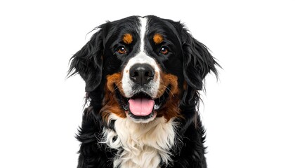 Close-up portrait of a Bernese Mountain Dog