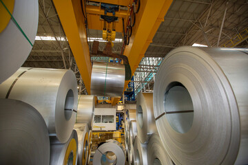 Iron and steel factory and production.