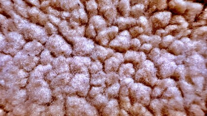 soft beige wool fiber macro closeup with warm texture and cozy organic surface perfect for background or banner design