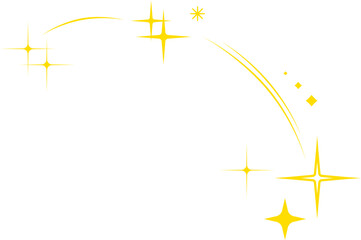 Vector Illustration of Sparkles Star