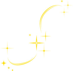 Vector Illustration of Sparkles Star