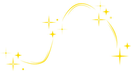 Vector Illustration of Sparkles Star