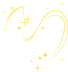 Vector Illustration of Sparkles Star
