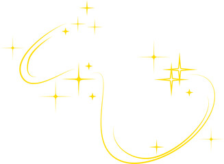 Vector Illustration of Sparkles Star