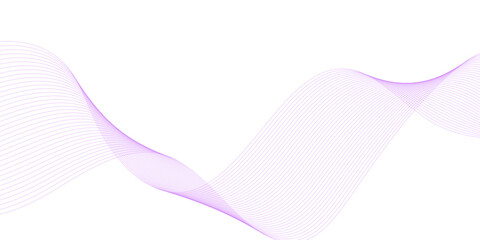 Abstract colorful wave and curve lines with technology background. Abstract frequency sound wave technology and science background. Wavy banner, template design