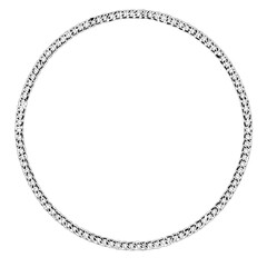 black and white frame Illustration made of chain