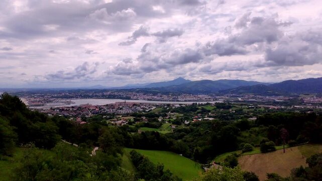 view of the city