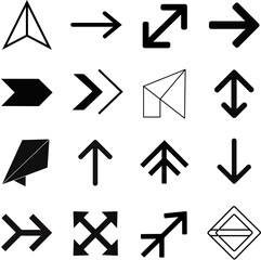 set of arrows icon