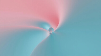 soft smooth blend of pink and baby blue abstract rainbow in minimal gradient pastel background, dreamy abstract texture & high resolution