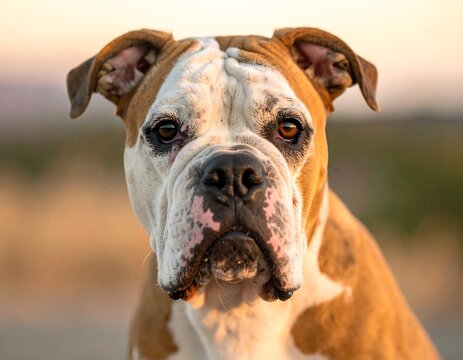 Close-up portrait of a dog