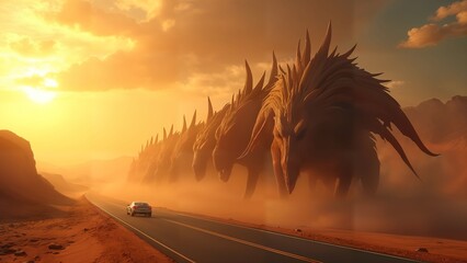 Surreal Desert Journey