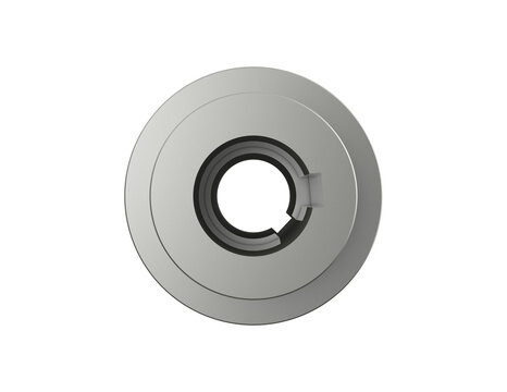 Metallic Jaw Coupling Hub for Flexible Power Transmission: Precision CNC machine part for mechanical shaft connection, zero backlash Oldham component, crucial for smooth operation and high torque