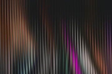 Fototapeta premium Colorful Dark Ribbed Gradient Neon Abstract Texture