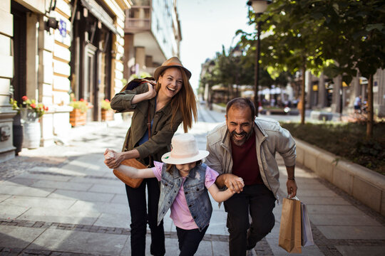 Family shopping day