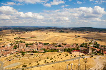 Scenic landscape view of Atienza in Guadalajara, Spain with historical significance and natural beauty