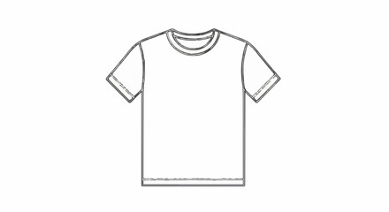 Naklejka premium Plain white tshirt