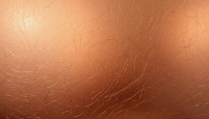 Fototapeta premium Cracked copper metallic texture abstract background surface detail