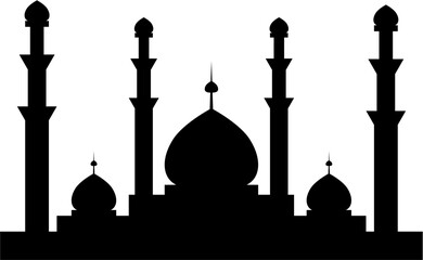 taj mahal silhouette