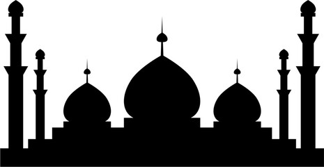 taj mahal agra india silhouette 