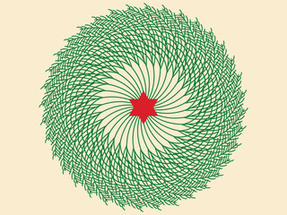 Christmas abstract floral background