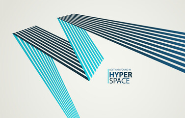 Lines in motion vector abstract background, 3D perspective stripes showing energy speed and aggression, minimal linear wallpaper art, sharp surreal graphics.