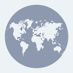 world map vector illustration