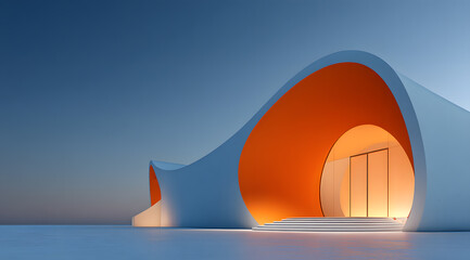 Future oriented curved architecture