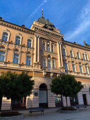 An old building in the center of Novi Sad, Serbia